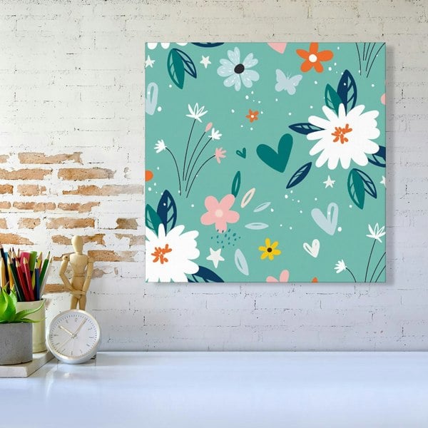 Warren Reed Garden Summer Flowers Canvas