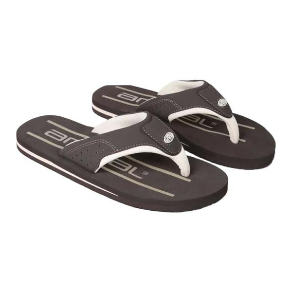 Animal Mens Jekyl Logo Flip Flops - Dark Brown - 