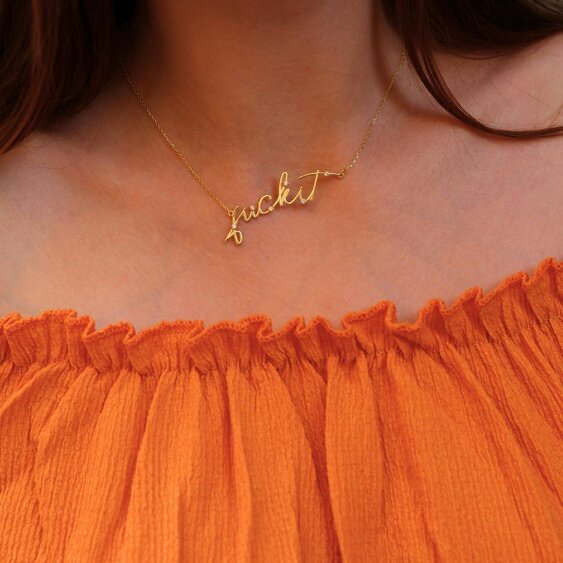 Spero London Sterling Silver Jewelled Fuckit Necklace