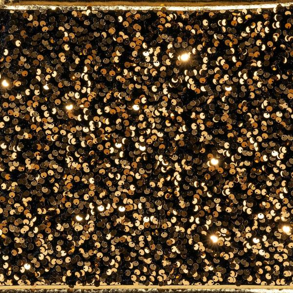 26.8 Inch Foldable Hexagon Christmas Tree Collar with Sequin Finish for Festive Tree Displays image 9