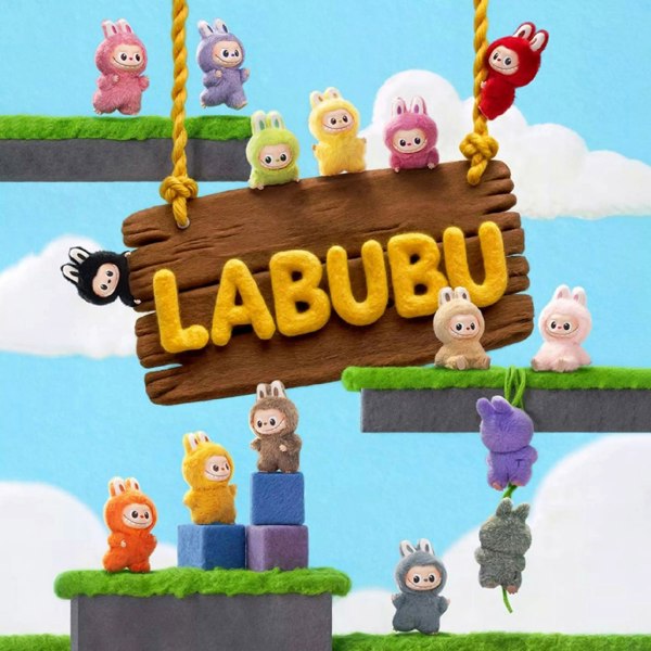 Pop Mart The Monsters Mini Labubu Pin For Love Series N-Z