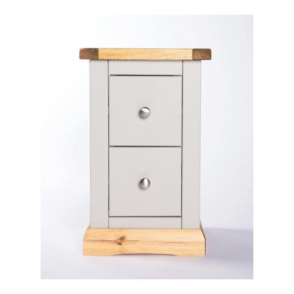 Bomporto 2 Drawer Petite Bedside Table