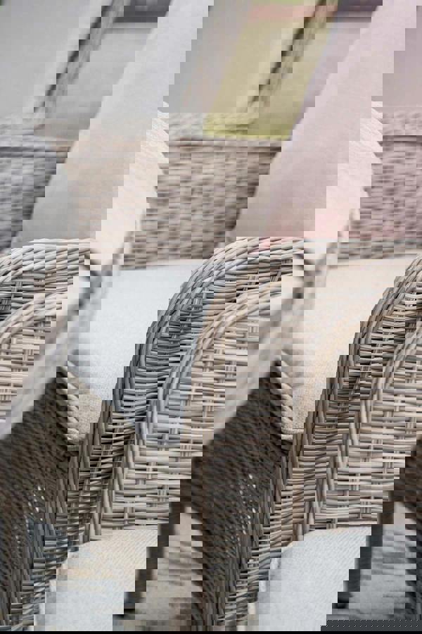 Garden Impressions Jersey 6 Seater Oval Dining Suite with Lazy Susan