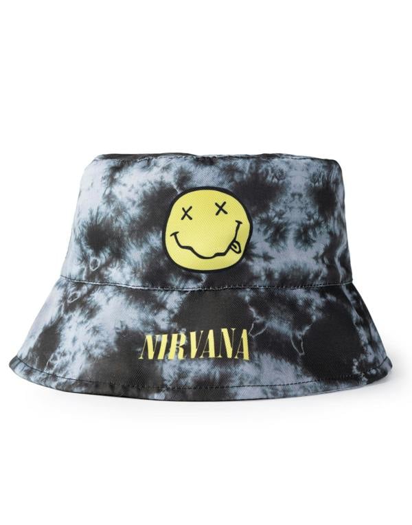 Nirvana Unisex Kids Black Logo Bucket Hat (One Size)