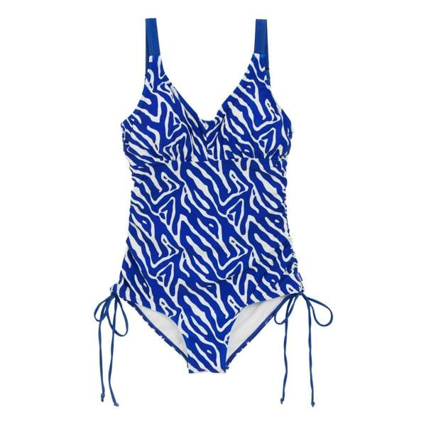 Regatta Womens/Ladies Alinae Abstract One Piece Swimsuit - Brightest Blue - 