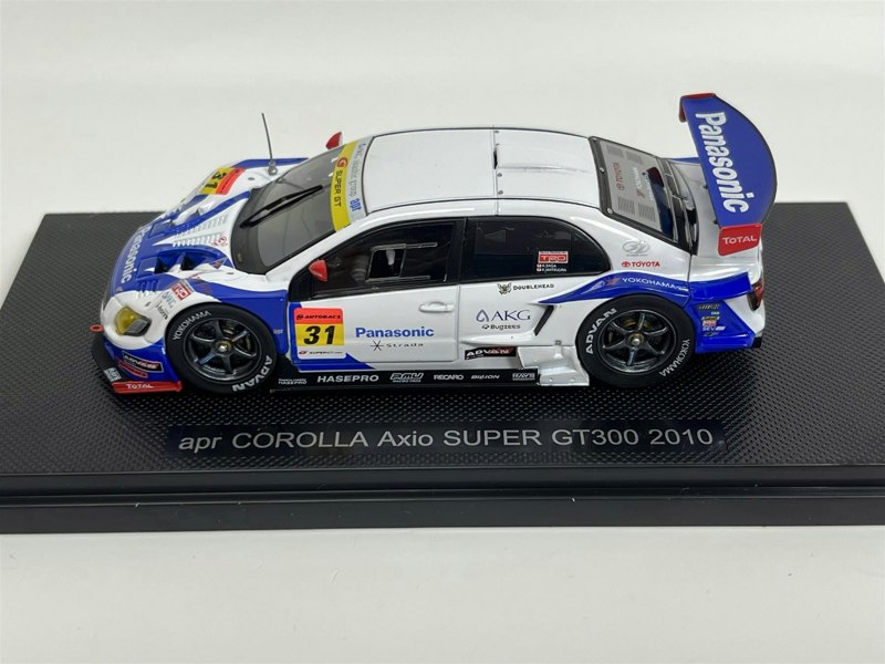 Ebbro Toyota Corolla APR Axio Super GT 300 2010 #31 1:43 Scale 44433