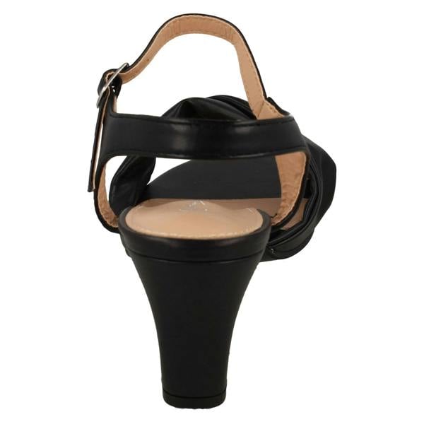 Anne Michelle Ladies Anne Michelle Mid Heel Casual Wide Fit Sandals F12111