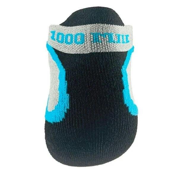 1000 Mile Mens Fusion Socklet Repreve Socks Double Layer Grey