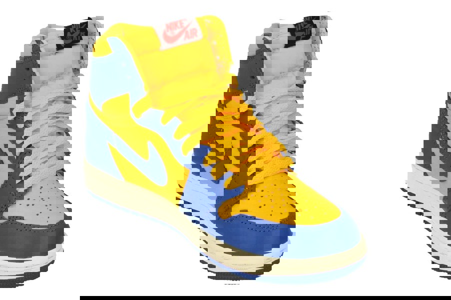 Nike Womens Air Jordan 1 Retro Hi Og Trainers Fd2596  700 - Varsity Maize Game Royal Sail 700 - Photo 3