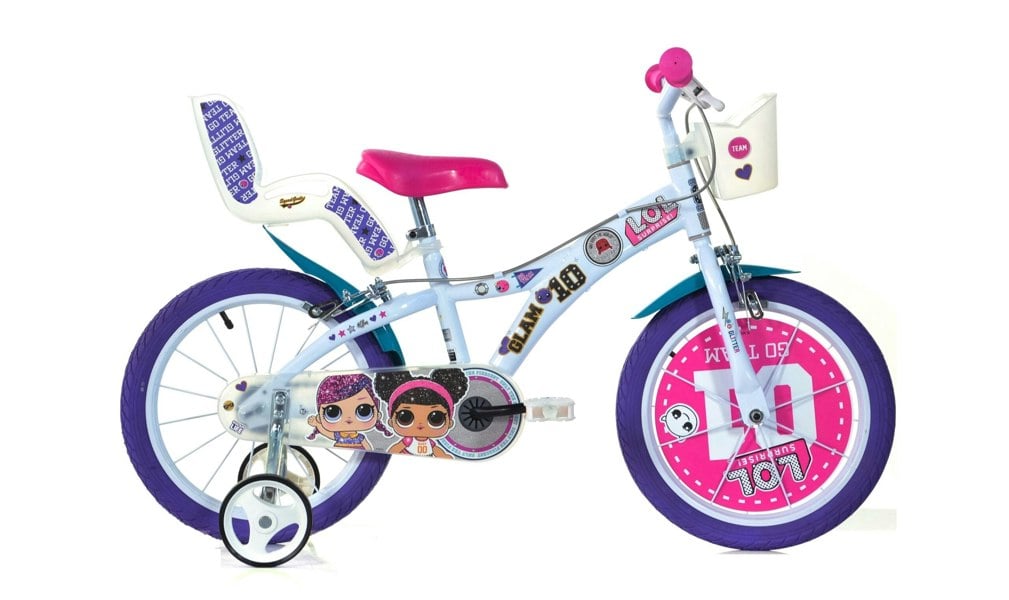 Dino Bikes Dino LOL Surprise 16in Bike - White
