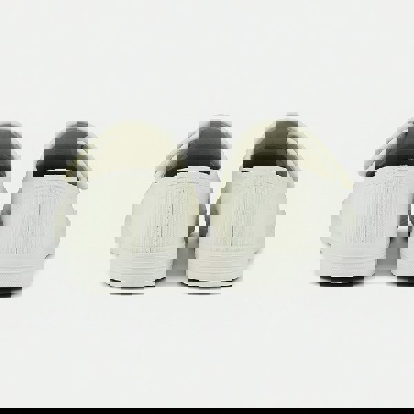 DEK White Canvas Junior Touch Fastening Plimsoll