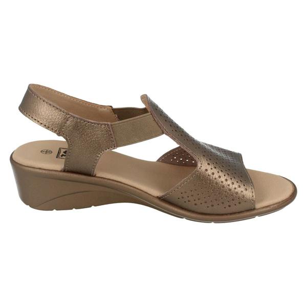 Down to Earth Ladies Down To Earth Casual Wedge Sandals F10879