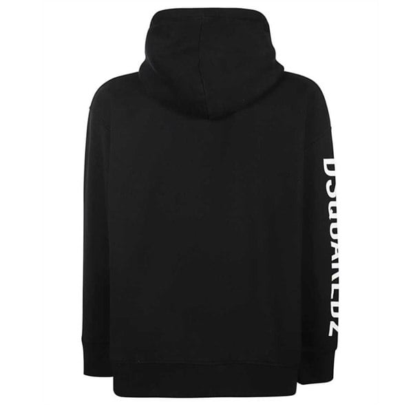 Dsquared2 Dominate Your Sport Oversize Hoodie - Black