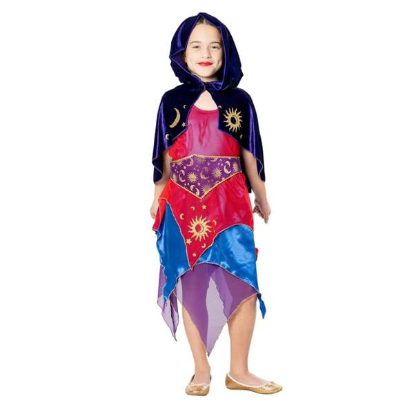 Bristol Novelty Childrens/Kids Sorceress Costume Dress Set - Multicoloured