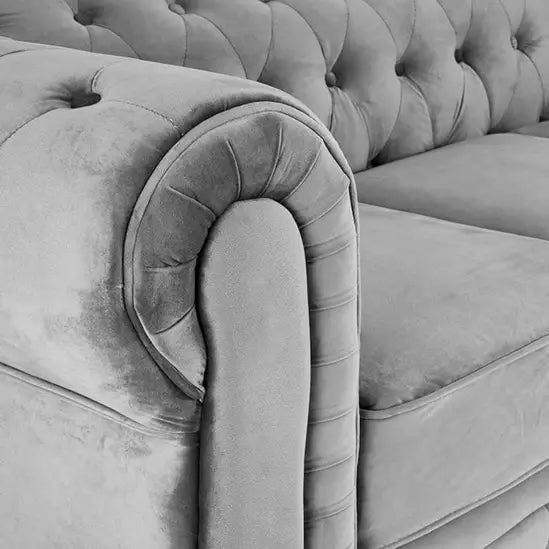 Snug Furniture Belmont Chesterfield 3+2 Velvet Sofa