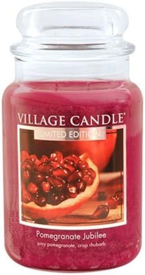 Village Candle Large Pomegranate Jubilee Candle 26fl oz