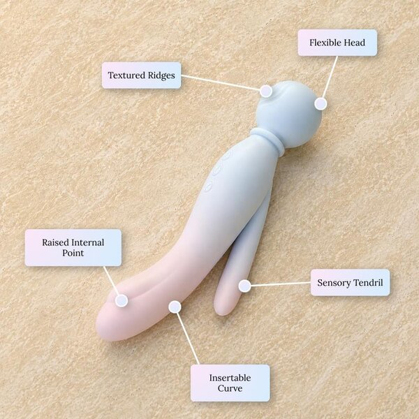 MYLO Air Luxury 3-in-1 Body Wand Massage Vibrator