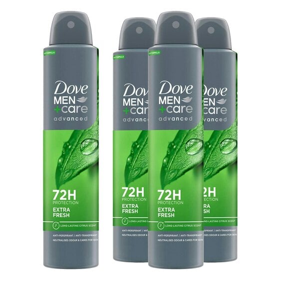 Dove Men+Care 3x Dove Anti-Perspirant Men+Care Advanced Extra Fresh 72H Protection Deo, 200ml