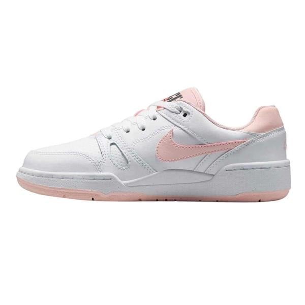 Nike Childrens/Kids Full Force Leather Trainers - White/Pink - 