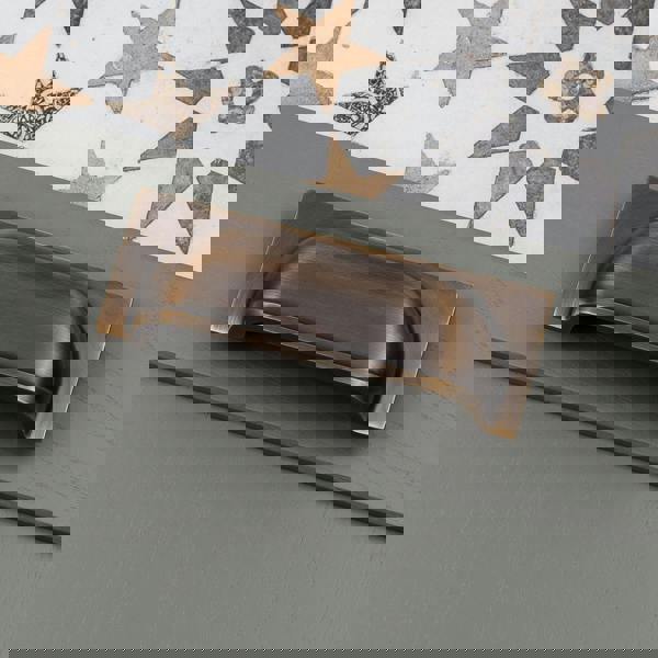 Handle & Home Antique Brass Round Knobs & Cup With Backplate