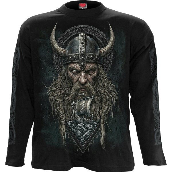 Spiral - VIKING NORSEMAN - Longsleeve T-Shirt Black