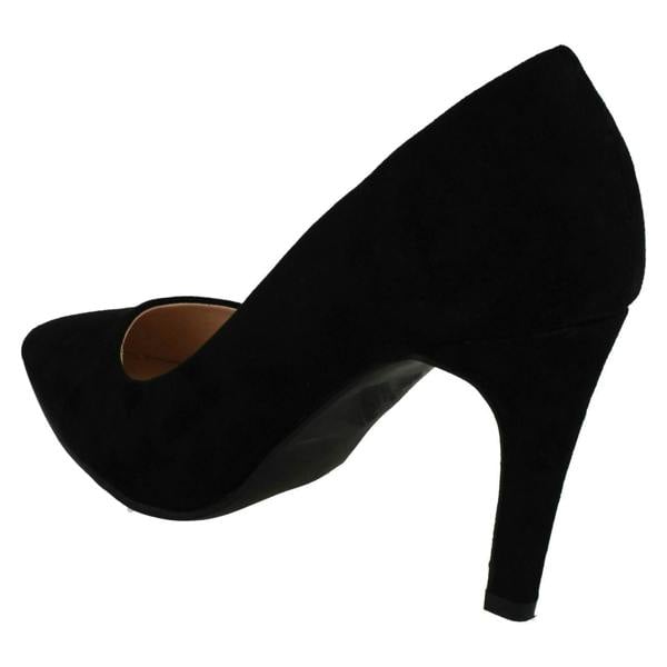 Anne Michelle Ladies Anne Michelle High Heel Pointed Toe Court Shoes