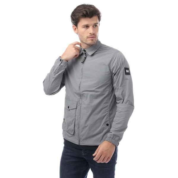 Weekend Offender Mens Granville Overshirt - Grey