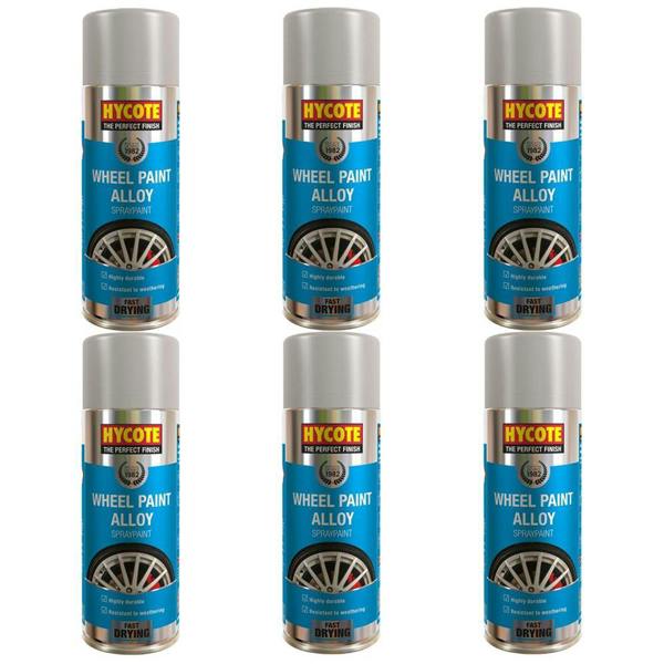 Hycote 6X Hycote Alloy Wheel Spray Paint 400ml
