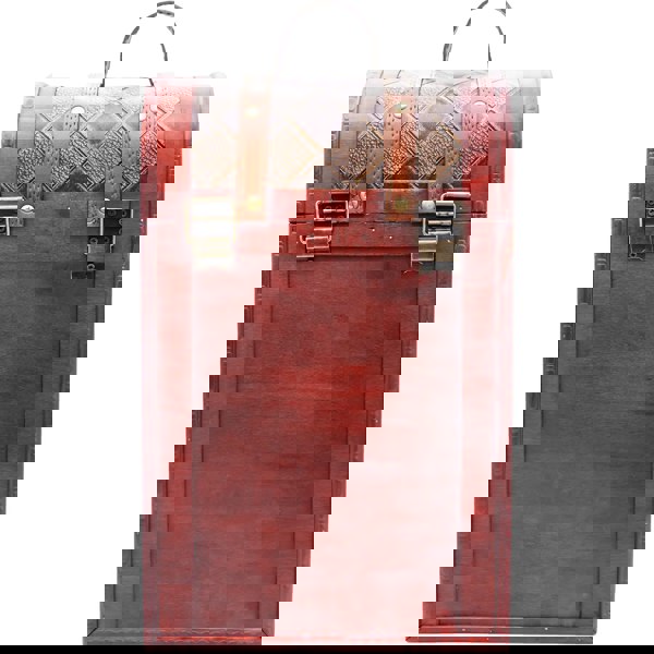 Maison des Cadeaux Dual Wine Bottle Carrier - Geometric Rhombus