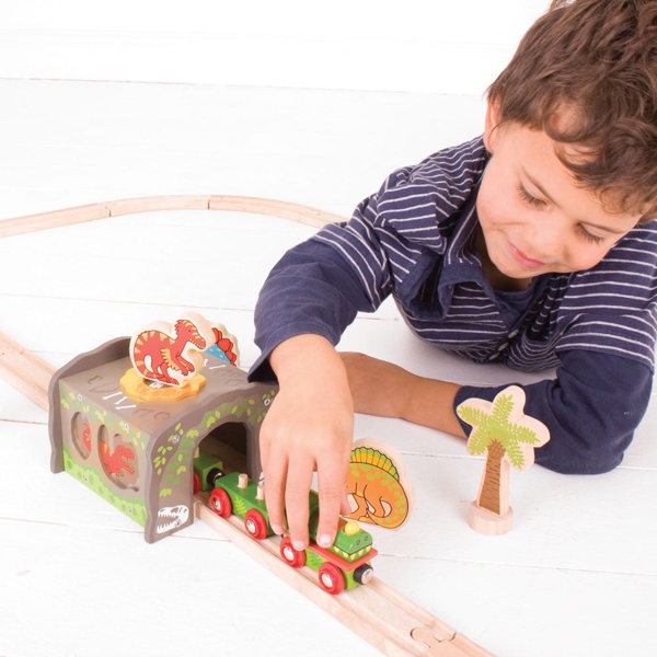 Bigjigs Rail T-Rex Tunnel