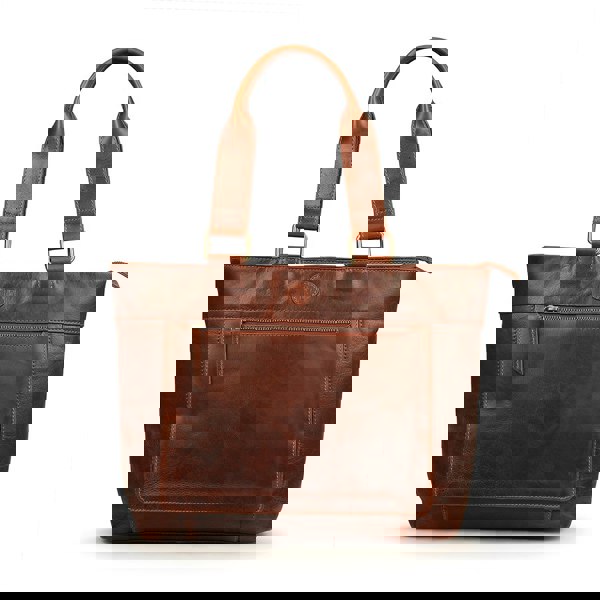 PRIMEHIDE Orion Leather Laptop Bag