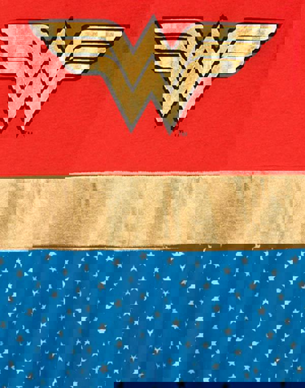 DC Comics Girls Red Logo Sleeveless Skater Dress