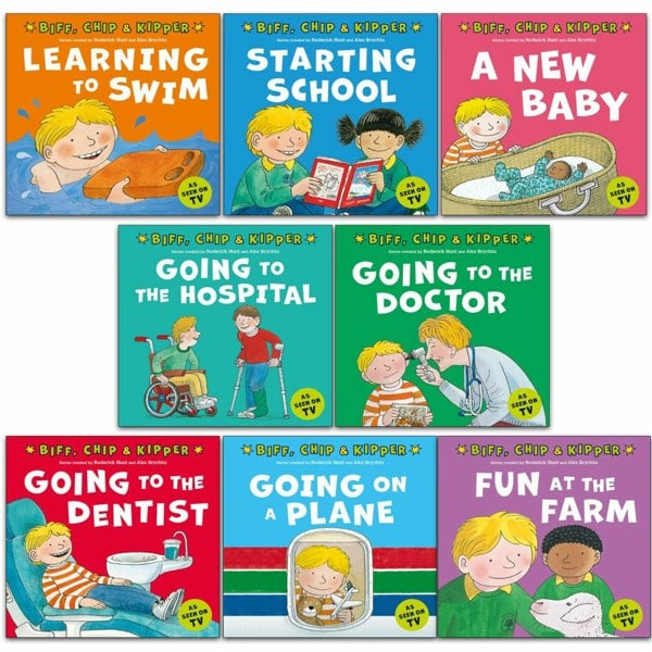 Oxford University Press First Experiences With Biff Chip And Kipper Collection 8 Books Set