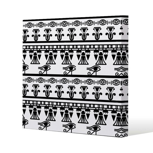 Benjamin Tate Design Egyptian Eye Of Horus Heiroglyphs (Canvas Print)