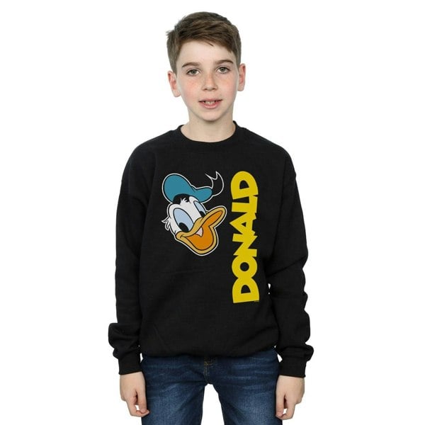 Disney Boys Donald Duck Greetings Sweatshirt - Black