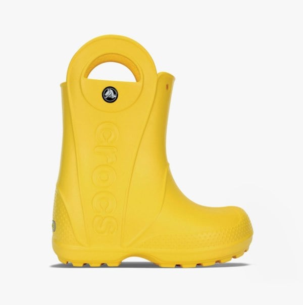 Crocs 12803-730 HANDLE IT RAIN BOOT Kids Wellies Yellow