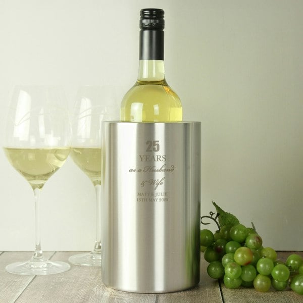 Personalised Memento Company Personalised Anniversary Wine Cooler