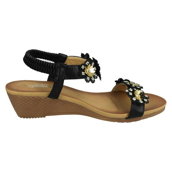 Savannah Ladies Savannah Mid Wedge Sandals