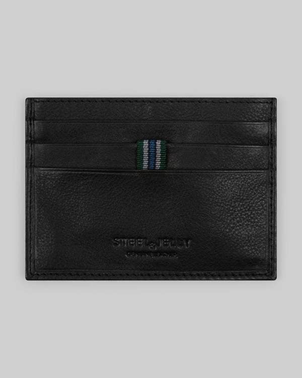 Steel & Jelly Leather Card Holder