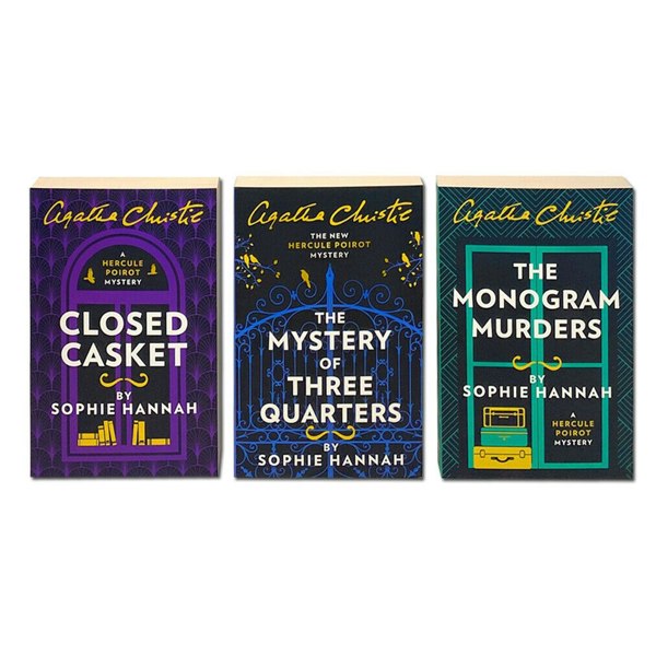 Agatha Christie Hercule Poirot Mysteries 3 Books Collection Set