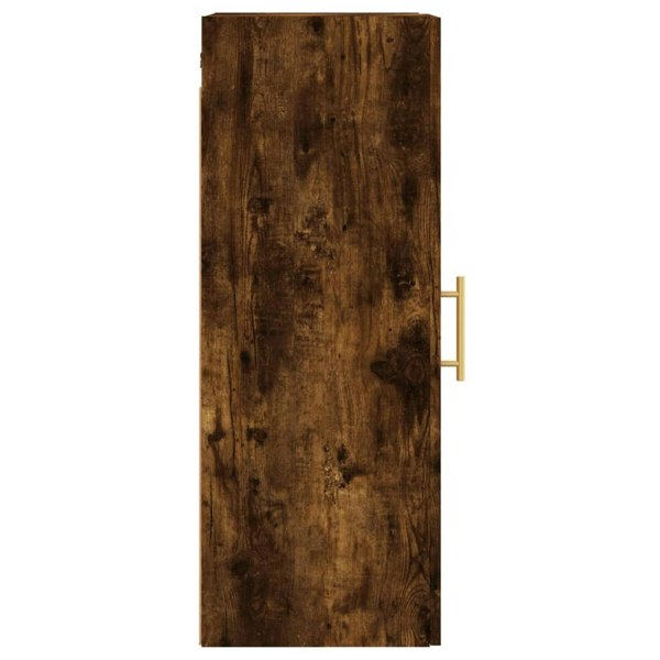 Berkfield Wall Mounted Cabinet Smoked Oak 34.5x34x90 cm