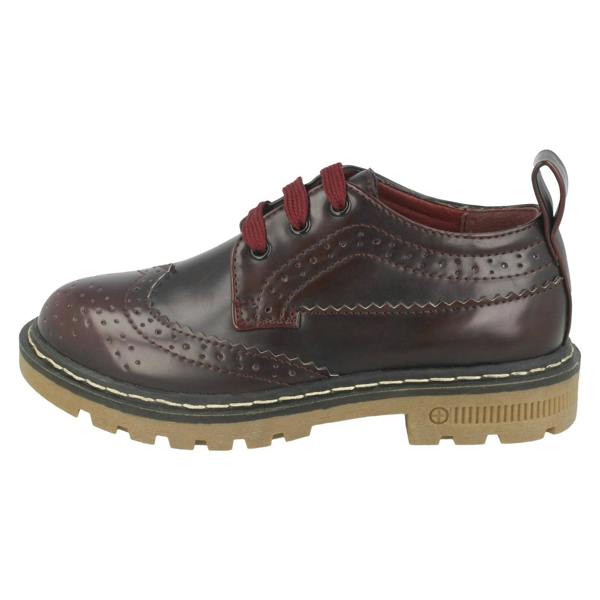 Spot On Girls Spot On Lace Up Brogue Shoes