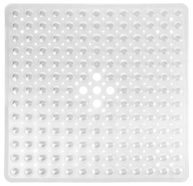 ADOV Square Shower Mat Non Slip Anti Mould, 53 x 53cm Bath Mat for Inside-Shower