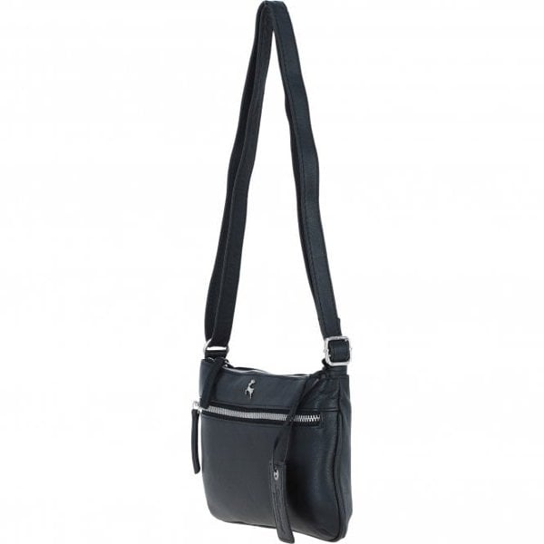 Ashwood Real Leather Crossbody Bag: Swansea