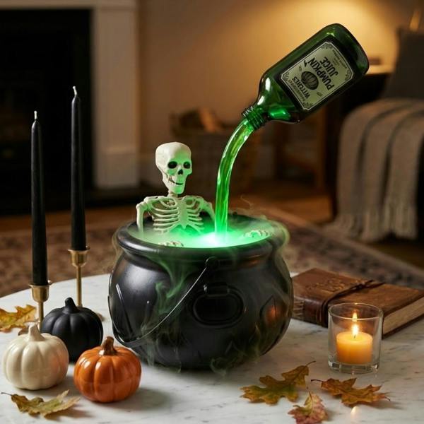 Garden Greatness Halloween Animated Cauldron Bubble Decoration