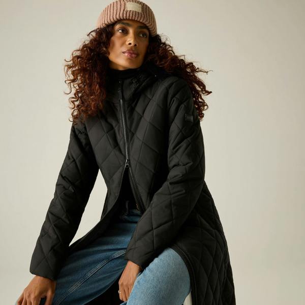 Regatta Womens/Ladies Fionne Long Length Jacket - Black - 