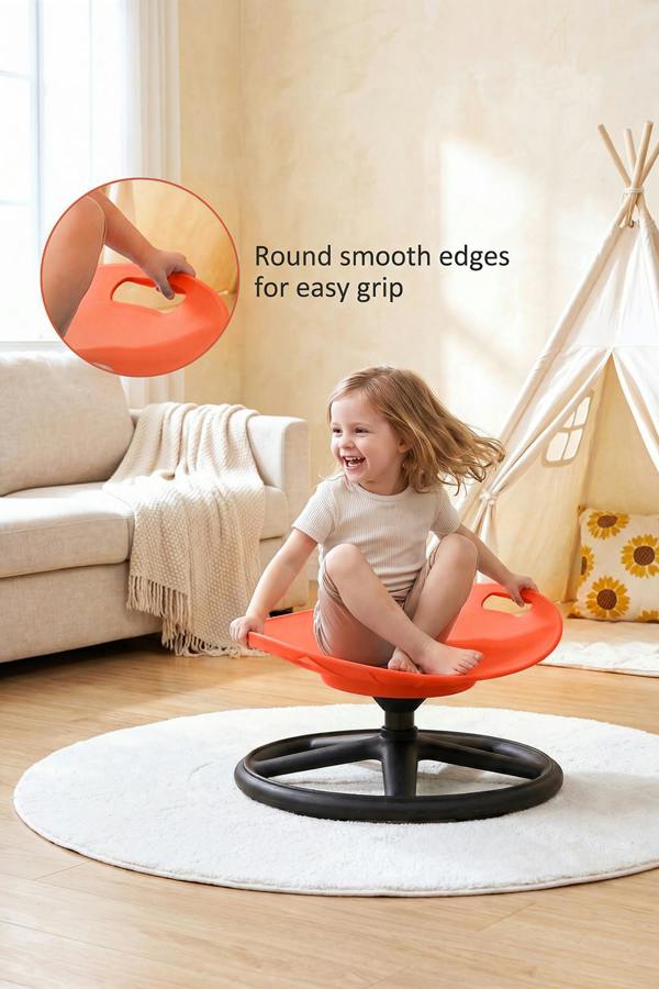 Living and Home Sensory Balance Training Spinning Chair for Kids