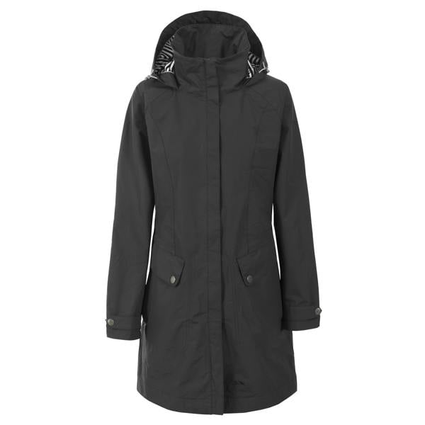 Trespass Womens/Ladies Rainy Day Waterproof Jacket - Black - 