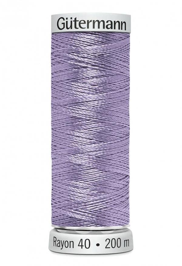 Gutermann No 40 Sulky Rayon Embroidery Thread 200m Rayon Thread Suitable For Embroidery