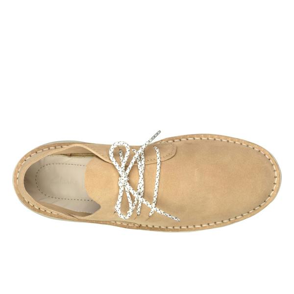 Clarks Mens Origin Leather Casual Shoes - Taupe - 